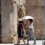 Si des températures de 40°C à 41°C sont attendues à Athènes vendredi et samedi, au sommet de l'Acropole, la véritable température ressentie par le corps est considérablement plus élevée. (photo symbolique)